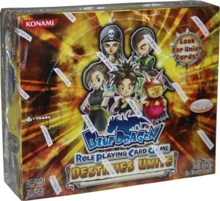 Blue Dragon Destinies Unite Booster Box 24 Packs Konami Blue Dragon Sealed Product Blue Dragon Destinies Unite Booster Box 24 Packs Konami Blue Dragon Sealed Product