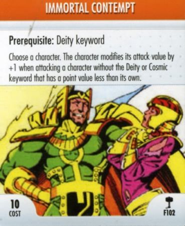 Immortal Contempt F102 LE Hammer of Thor Marvel Heroclix Immortal Contempt F102 LE Hammer of Thor Marvel Heroclix