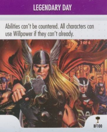 Legendary Day BF100 LE Battlefield Condition Hammer of Thor Marvel Heroclix Legendary Day BF100 LE Battlefield Condition Hammer of Thor Marvel Heroclix