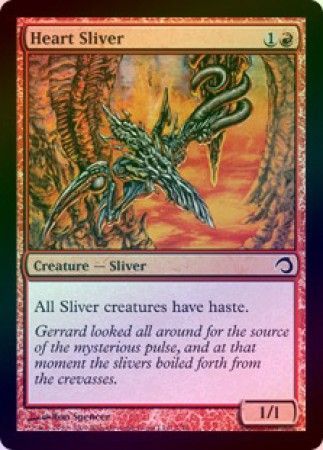 Heart Sliver Foil Premium Deck Series Slivers Singles Heart Sliver Foil Premium Deck Series Slivers Singles