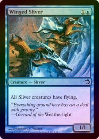 Winged Sliver Foil Winged Sliver Foil