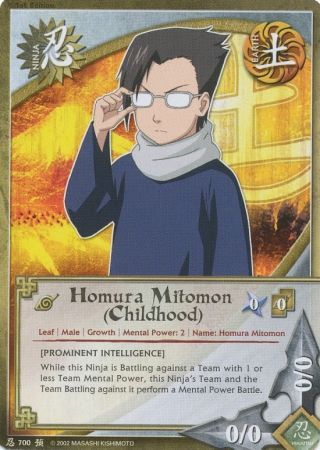 Homura Mitomon Childhood Prominent Intelligence N 700 Common Homura Mitomon Childhood Prominent Intelligence N 700 Common
