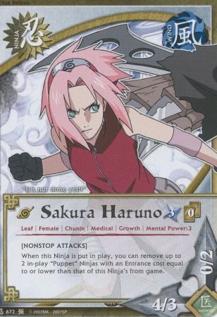 Sakura Haruno Nonstop Attacks N 672 Common Sakura Haruno Nonstop Attacks N 672 Common