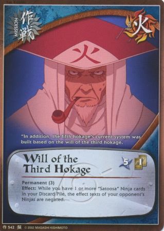 Will of the Third Hokage M 542 Common Naruto Foretold Prophecy Will of the Third Hokage M 542 Common Naruto Foretold Prophecy