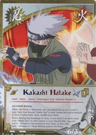 Kakashi Hatake Favorite Books N 675 Rare Naruto Foretold Prophecy Kakashi Hatake Favorite Books N 675 Rare Naruto Foretold Prophecy