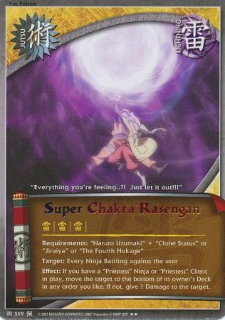 Super Chakra Rasengan J 559 Rare Naruto Foretold Prophecy Super Chakra Rasengan J 559 Rare Naruto Foretold Prophecy