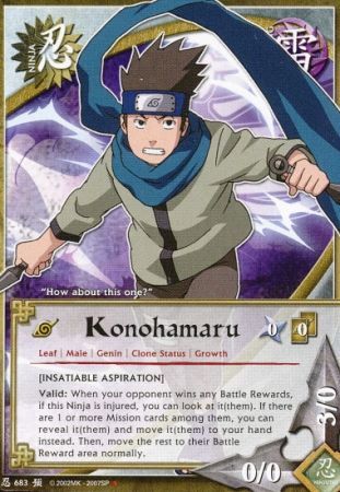 Konohamaru Insatiable Aspiration N 683 Starter Naruto CCG Promos Konohamaru Insatiable Aspiration N 683 Starter Naruto CCG Promos
