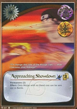 Approaching Showdown M 547 Super Rare Approaching Showdown M 547 Super Rare