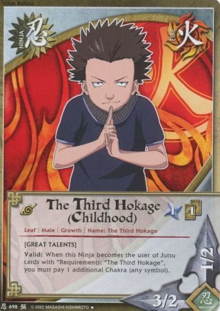 The Third Hokage Childhood Great Talents N 698 Uncommon The Third Hokage Childhood Great Talents N 698 Uncommon