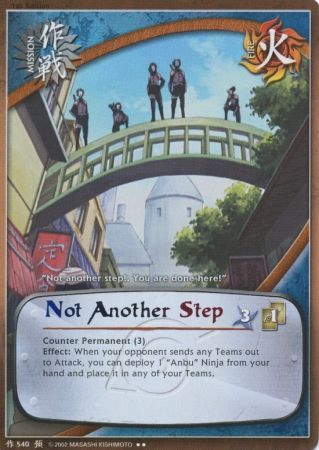 Not Another Step M 540 Rare Naruto Foretold Prophecy Not Another Step M 540 Rare Naruto Foretold Prophecy