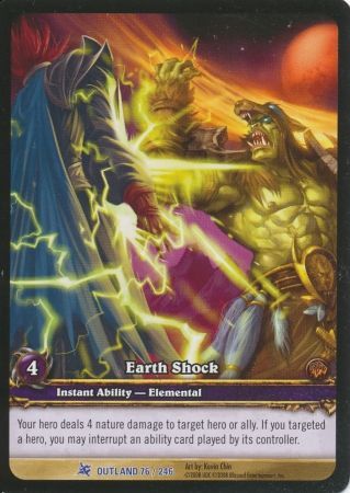 Earth Shock Extended Art EA 76 World of Warcraft Promo Singles Earth Shock Extended Art EA 76 World of Warcraft Promo Singles