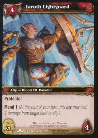 Jaroth Lighguard 182 270 Common WoW Scourgewar Jaroth Lighguard 182 270 Common WoW Scourgewar