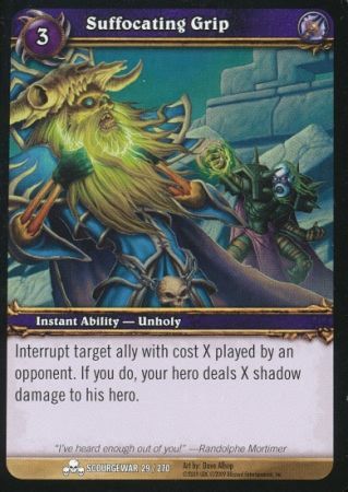 Suffocating Grip 29 270 Common WoW Scourgewar Suffocating Grip 29 270 Common WoW Scourgewar