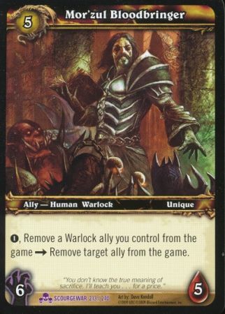 Mor zul Bloodbringer 213 270 Epic Rare WoW Scourgewar Mor zul Bloodbringer 213 270 Epic Rare WoW Scourgewar