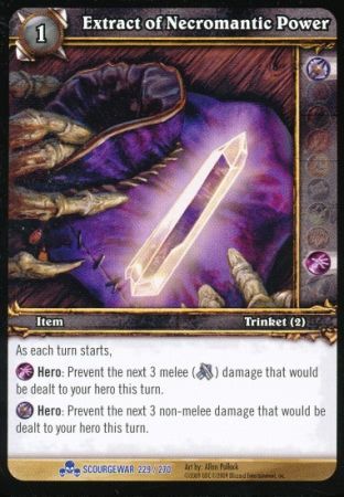 Extract of Necromantic Power 229 270 Rare WoW Scourgewar Extract of Necromantic Power 229 270 Rare WoW Scourgewar
