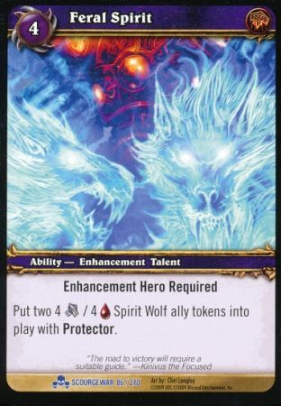 Feral Spirit 86 270 Rare WoW Scourgewar Feral Spirit 86 270 Rare WoW Scourgewar