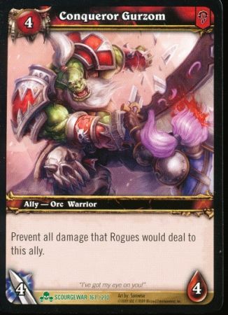 Conqueror Gurzom 167 270 Uncommon WoW Scourgewar Conqueror Gurzom 167 270 Uncommon WoW Scourgewar