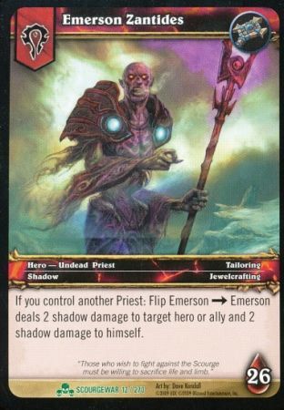 Emerson Zantides 12 270 Uncommon WoW Scourgewar Emerson Zantides 12 270 Uncommon WoW Scourgewar