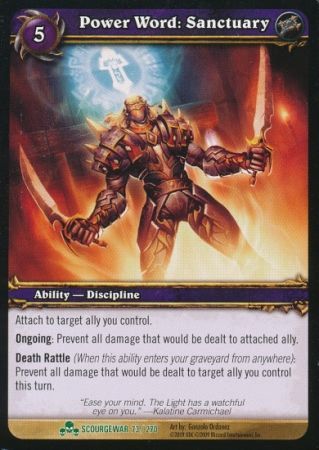 Power Word Sanctuary 73 270 Uncommon Power Word Sanctuary 73 270 Uncommon
