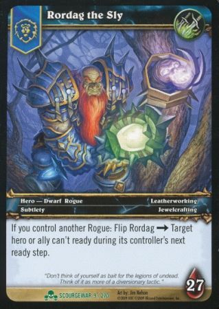 Rordag the Sly 9 270 Uncommon WoW Scourgewar Rordag the Sly 9 270 Uncommon WoW Scourgewar