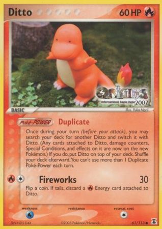 Ditto (Squirtle) - EX Delta Species Pokémon card 64/113