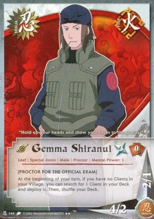 Gemma Shiranui Naruto Ccg Promos Evo Trollandtoad