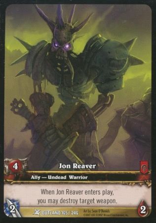 Jon Reaver Extended Art EA 165 246 World of Warcraft Promo Singles Jon Reaver Extended Art EA 165 246 World of Warcraft Promo Singles