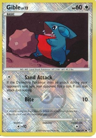Gible 106 147 League Promo Pokemon Championship League Organized Play Promos Gible 106 147 League Promo Pokemon Championship League Organized Play Promos