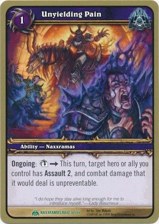 Unyielding Pain Naxxramas Raid 36 66 Uncommon WoW Naxxramas Raid Deck Unyielding Pain Naxxramas Raid 36 66 Uncommon WoW Naxxramas Raid Deck