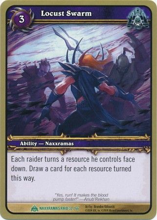 Locust Swarm Naxxramas Raid 32 66 Uncommon WoW Naxxramas Raid Deck Locust Swarm Naxxramas Raid 32 66 Uncommon WoW Naxxramas Raid Deck