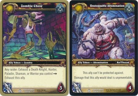 Zombie Chow 3 17 Unstoppable Abomination 15 17 Naxxramas Token WoW Naxxramas Raid Deck Zombie Chow 3 17 Unstoppable Abomination 15 17 Naxxramas Token WoW Naxxramas Raid Deck