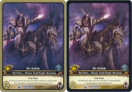Sir Zeliek Naxxramas Raid 17 66 Rare WoW Naxxramas Raid Deck Sir Zeliek Naxxramas Raid 17 66 Rare WoW Naxxramas Raid Deck