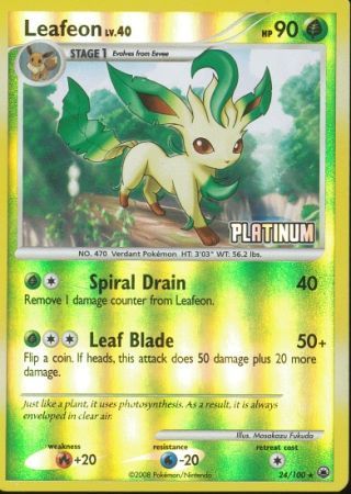 Leafeon, Platinum—Rising Rivals, TCG Card Database