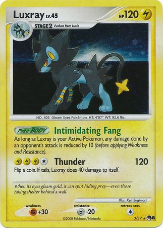 Luxray 3 17 Holo Rare Luxray 3 17 Holo Rare