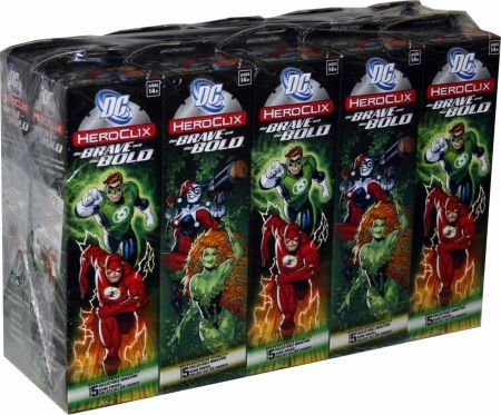 Brave and the Bold Sealed Brick of 10 Boosters DC Heroclix Heroclix Sealed Product Brave and the Bold Sealed Brick of 10 Boosters DC Heroclix Heroclix Sealed Product