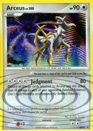 Arceus LV.X · Diamond & Pearl Promos #DP53 ‹ PkmnCards