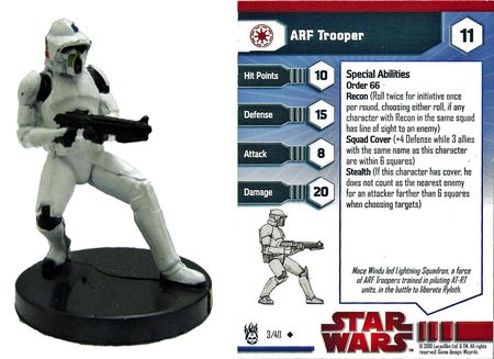 ARF Trooper 3 Dark Times Star Wars Miniatures Uncommon Dark Times Singles ARF Trooper 3 Dark Times Star Wars Miniatures Uncommon Dark Times Singles