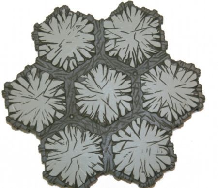Dungeon Tile 7 Hex Light Gray Heroscape Heroscape Terrain Tiles ALL Dungeon Tile 7 Hex Light Gray Heroscape Heroscape Terrain Tiles ALL