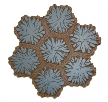 Rock Tile 7 Hex Dark Gray Heroscape Rock Tile 7 Hex Dark Gray Heroscape