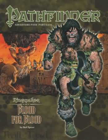 Pathfinder 034 Blood for Blood softcover module PFRPG PZO9034 Pathfinder Roleplaying Game Pathfinder 034 Blood for Blood softcover module PFRPG PZO9034 Pathfinder Roleplaying Game