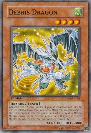 Debris Dragon DP09 EN004 Common 1st Edition Debris Dragon DP09 EN004 Common 1st Edition