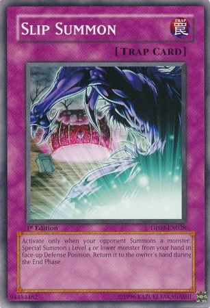 Slip Summon DP09 EN028 Common 1st Edition Slip Summon DP09 EN028 Common 1st Edition
