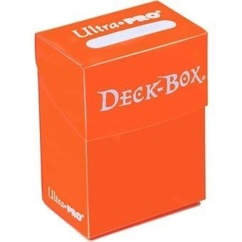 DB Solid or up Deck-box Orange Ultra Pro 82478 for sale online 