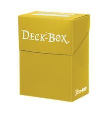 Ultra Pro Solid Yellow Deck Box UP82476 Deck Boxes Gaming Storage Ultra Pro Solid Yellow Deck Box UP82476 Deck Boxes Gaming Storage