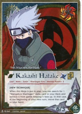 Naruto Photo card Hatake Kakashi Promo D
