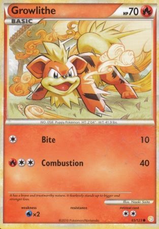 Growlithe 65 123 Common Growlithe 65 123 Common