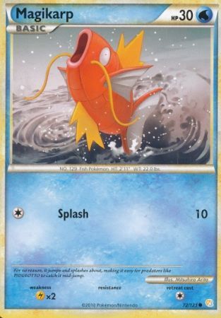Magikarp 72 123 Common Heart Gold Soul Silver Base Set Singles Magikarp 72 123 Common Heart Gold Soul Silver Base Set Singles