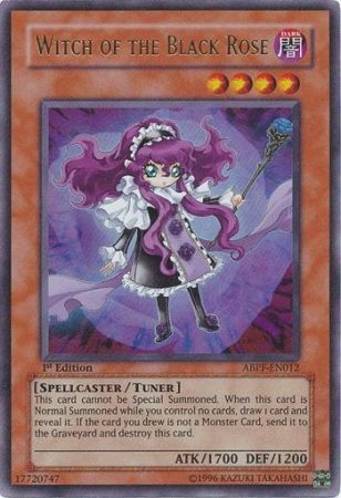 Witch of the Black Rose ABPF EN012 Ultra Rare 1st Edition Absolute Powerforce ABPF 1st Edition Singles Witch of the Black Rose ABPF EN012 Ultra Rare 1st Edition Absolute Powerforce ABPF 1st Edition Singles