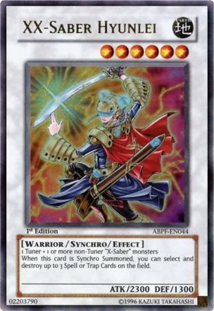 XX Saber Hyunlei ABPF EN044 Ultra Rare 1st Edition XX Saber Hyunlei ABPF EN044 Ultra Rare 1st Edition