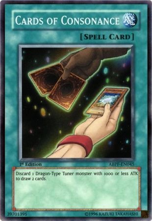 Cards of Consonance ABPF EN045 Super Rare 1st Edition Cards of Consonance ABPF EN045 Super Rare 1st Edition